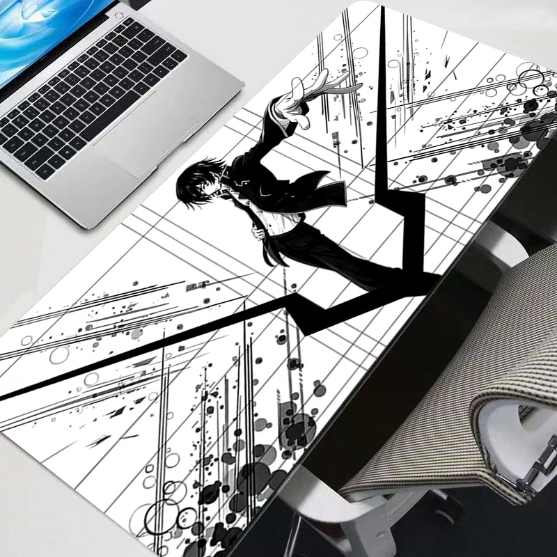 Pc Gaming Essentials Accessories - Tappetino per mouse bianco stile anime,