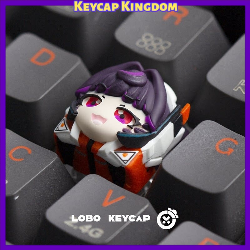 Gaming Accessories Cute - Keycaps in Resina OW Kiriko &