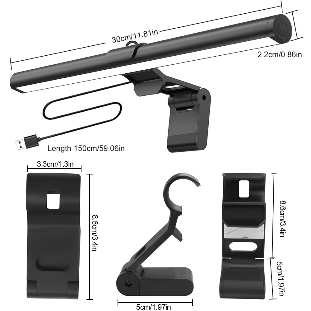 Gaming Accessories Wall Mount - Barra luminosa RGB per monitor PC