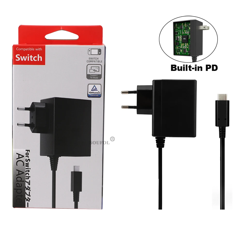Gaming Accessories Nintendo Switch - Caricatore adattatore di alimentazione CA per
