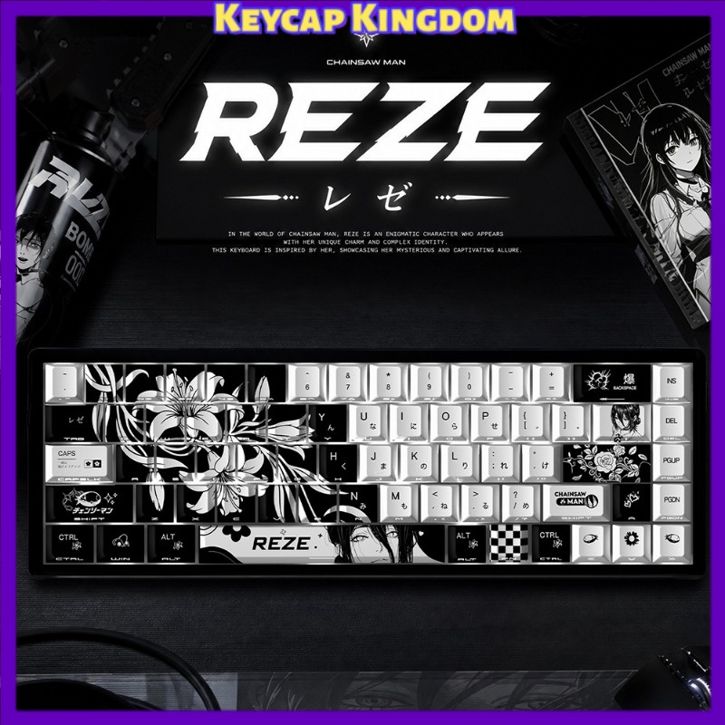 Gaming Accessories Cute - NUOVI Keycaps Anime Reze 5.0 a