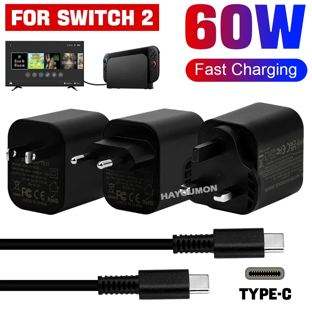 Adattatore AC Type-C da 60W pe - Gaming Accessories Wall Mount recensione e prezzo