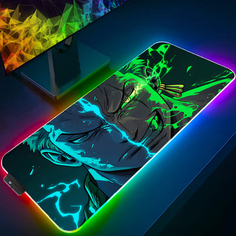 ONE PIECE Zoro Mouse Pad RGB A - Gaming Accessories Desk recensione e prezzo